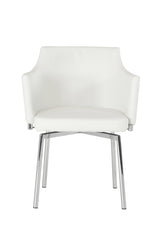 Kaweah Modern White Dining Chair