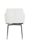 Kaweah Modern White Dining Chair