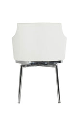 Kaweah Modern White Dining Chair