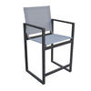 Kayak Modern Dark Charcoal Outdoor Counter Stool