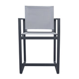 Kayak Modern Dark Charcoal Outdoor Counter Stool