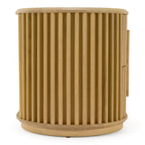 Kayce Modern Natural Oak Nightstand