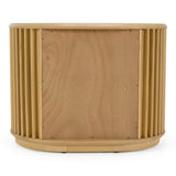Kayce Modern Natural Oak Nightstand