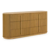 Kayce Modern Natural Oak 4-Piece Bedroom Set