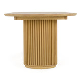 Kayce Modern Natural Oak Oval Dining Table