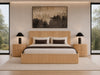 Kayce Modern Natural Oak 4-Piece Bedroom Set