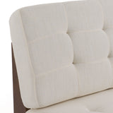 Kaylie Contemporary Off White Accent Chair