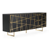 Kilson Modern Black Oak & Champagne Gold Buffet