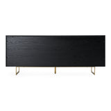 Kilson Modern Black Oak & Champagne Gold Buffet
