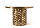 Kowal Glam Black Marble Dining Table