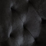 Larissa Modern Black Fabric Dining Chair