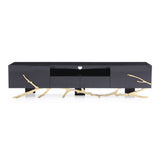 Legend Modern Black & Gold 79" TV Stand