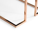 Legend Modern Green Velvet & Rosegold Dining Chair (Set of 2)