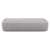 Lerner Modern Light Grey Fabric Sofa Bed