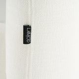 Liam + Mikala Modern Ivory Fabric + Natural Oak 4-Piece Bedroom Set