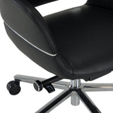 Liddell Modern Black Leather Executive Office Chair