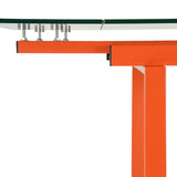 Linus Contemporary Glass Extendable Dining Table