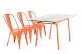 Linus Contemporary Glass Extendable Dining Table