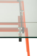 Linus Contemporary Glass Extendable Dining Table
