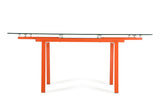 Linus Contemporary Glass Extendable Dining Table