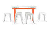 Linus Contemporary Glass Extendable Dining Table