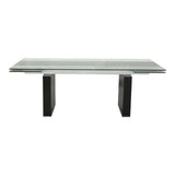 Lisbon Extendable Glass Dining Table
