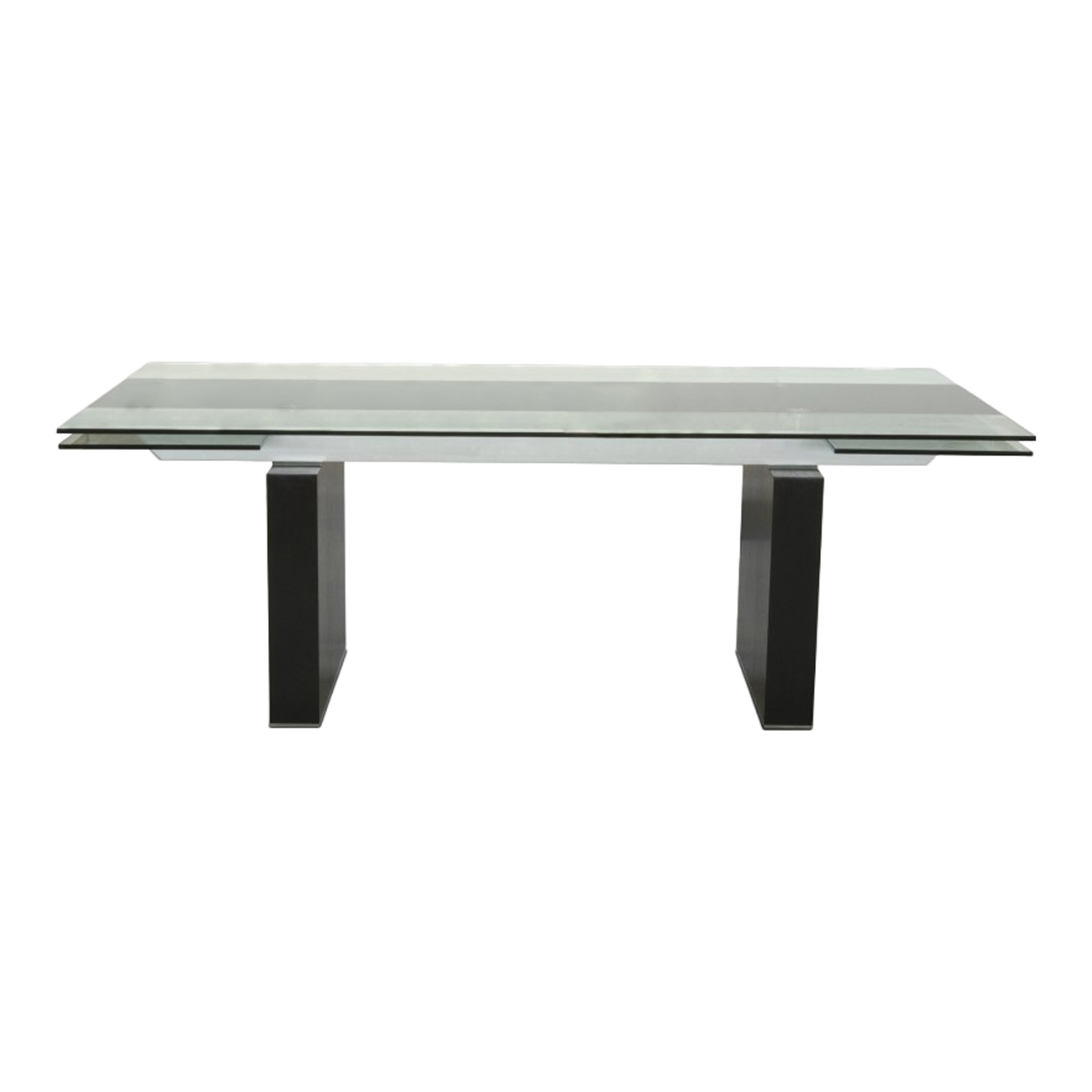 Lisbon Extendable Glass Dining Table