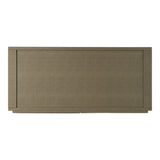 Lois Modern Beige Shagreen + Brass Dresser