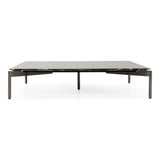 Lothal Modern Black Faux Marble Coffee Table
