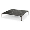 Lothal Modern Black Faux Marble Coffee Table