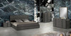 Queen Lucia Italian Modern Matte Grey / Elm Grey Bedroom Set