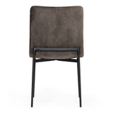 Maggie Modern Black and Brown Dining Chair (Set of 2)