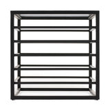 Malvo Modern Black + Glass End Table