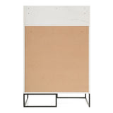 Marbella Italian Modern White Marble Chest