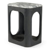 Marco Modern Black & White Granite End Table