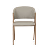Marcus Modern Light Grey Vegan Leather Dining Chair (Set of 2)