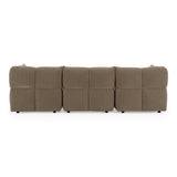 Marisol Modern Taupe Fabric Sectional Sofa