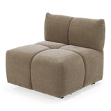 Marisol Modern Taupe Fabric Sectional Sofa