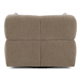 Marisol Modern Taupe Fabric Swivel Accent Chair
