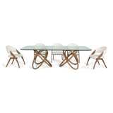 Mason & Lucas Modern Walnut Dining Set