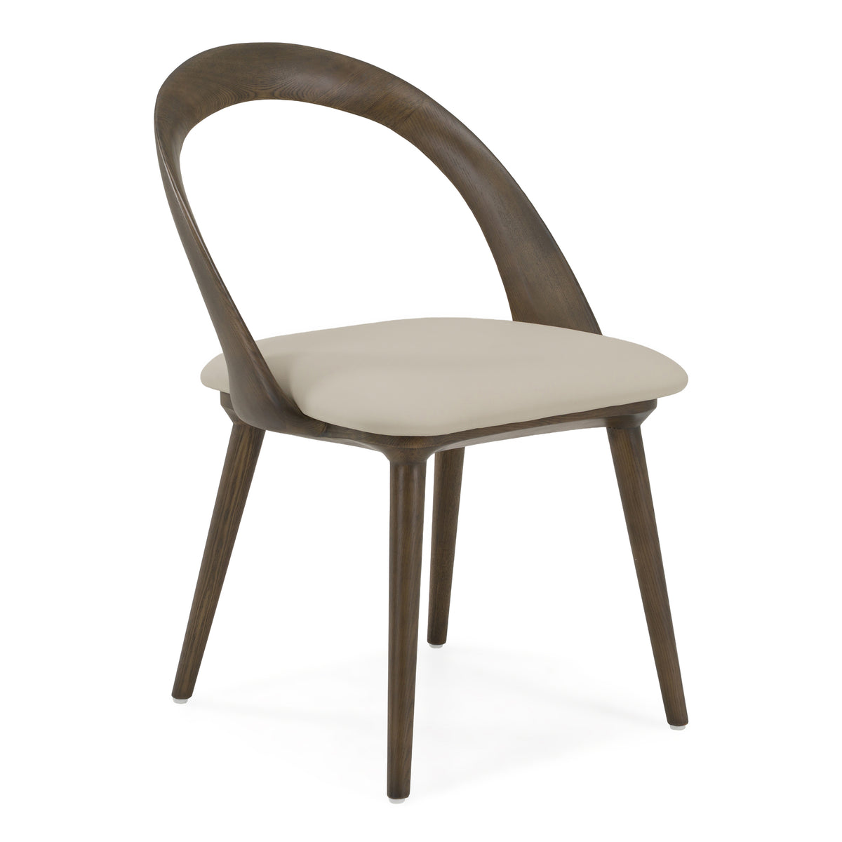 Mason Mid-Century Modern Beige & Grey Ash Dining Chair (Set of 2)
