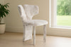 Masuda Modern Beige Pattern Fabric Dining Chair (Set of 2)