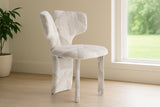 Masuda Modern Beige Pattern Fabric Dining Chair (Set of 2)