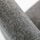Medford Mid-Century Grey Fabric Bar Stool