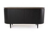Miami Modern Black Oak Buffet