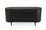 Miami Modern Black Oak Buffet