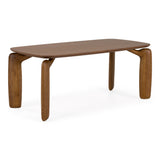 Michael Mid-Century Modern Walnut 71" Dining Table