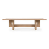 Mineola Modern Natural White Oak 110" Dining Table