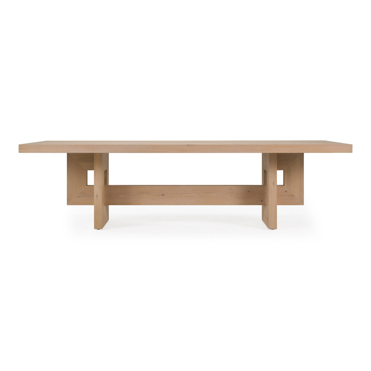 Mineola Modern Natural White Oak 110" Dining Table