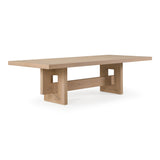 Mineola Modern Natural White Oak Dining Table